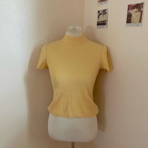 St. John Knit Yellow Knit Top